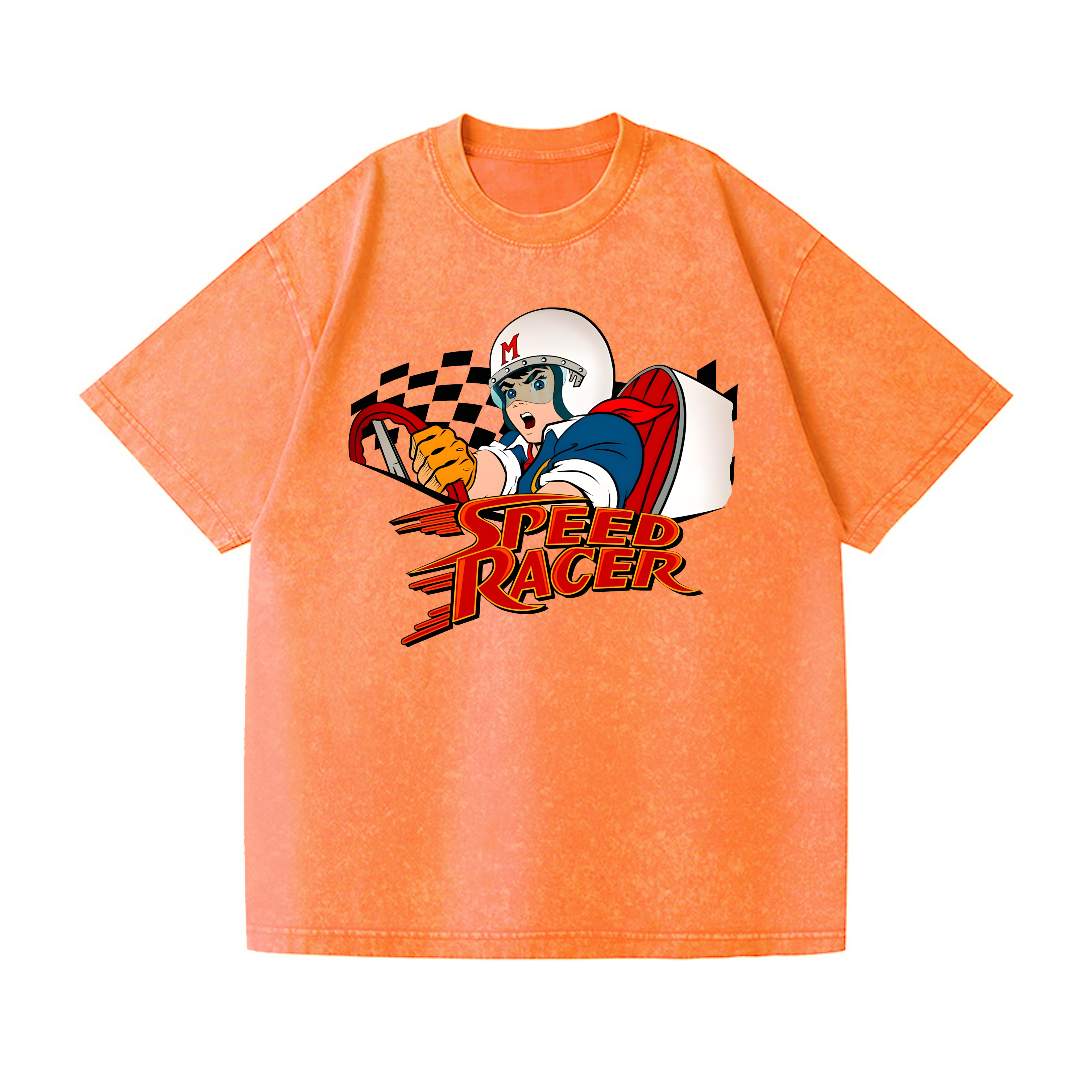 Speed Racer Vintage Wash Japanese Design T-Shirt